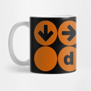 downrightdick - square logo Mug